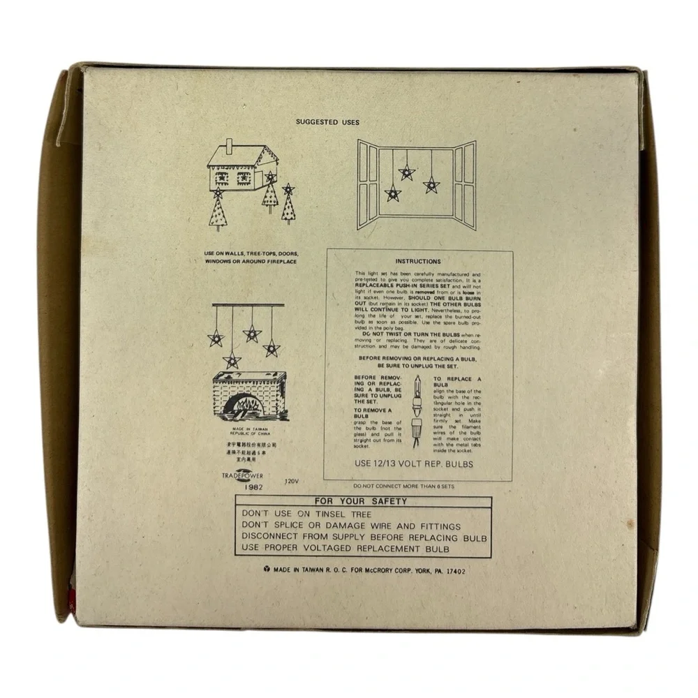 Vtg 11 Lites Blinking 8